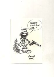 Didier Conrad - Carte DE VOEUX - Original Illustration