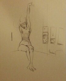 Jan Bosschaert - Peep-Show - Artbook "Naked Stuff" - Illustration originale