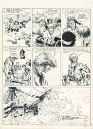 William Vance - Bruce J. Hawker - Press Gang - Planche originale