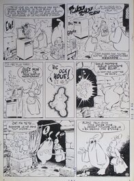 Jean Cezard - Arthur le Fantôme - Planche originale