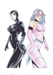 Dani Docampo - Catwoman & The Lynx par Docampo - Original Illustration