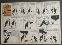 Clarence D. Russell - Pete the Tramp (le Père Lacloche) - Planche originale