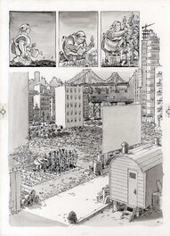 Will Eisner - Eisner, pl de Big City - Planche originale