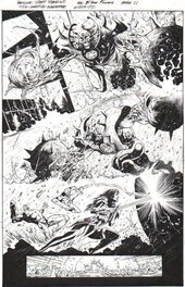 Eddy Barrows - Wonder woman - Martian Manhunter - Planche originale