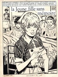 Francisco Mora Martínez - La jeune fille sans mémoire - parution dans Tina n°74 (Aredit) - Planche originale