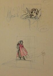 Louis - Tessa - Croquis - Œuvre originale