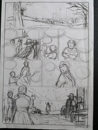 Croquis-Rough de la planche