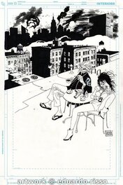 Eduardo Risso - Dmz. Pin up du N° 50 US par Eduardo Risso - Planche originale