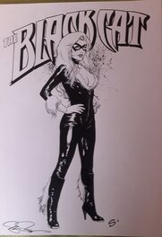 Steve Scott - The Black Cat - Original art