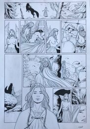 Trif - La belle et la bête tome 2 - l'ultime pétale - Planche originale