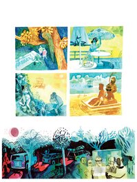 Brecht Evens - Les amateurs - Planche originale