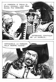 unknown - Planche tirée d'une histoire de pirates, publication et auteur inconnus - Planche originale