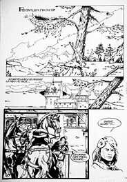 Claude Renard - Planche d'une histoire parue dans la revue Curiosity Magazine (Michel Deligne) - Comic Strip