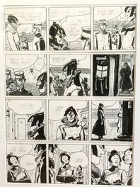 Hugo Pratt - Original page of Corto Maltese - The Youth of Corto Maltese - Comic Strip