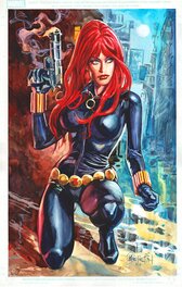 Dan Brereton - Black Widow by Dan Brereton - Original Illustration