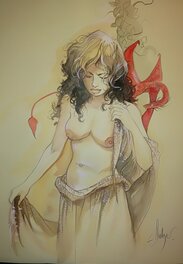 Éric Stalner - Dragon - Illustration originale