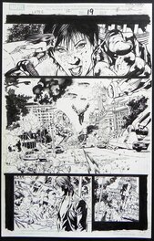 Bryan Hitch - Ultimates #12 p.19 - Planche originale