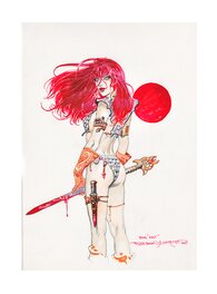 Esteban Maroto - Red Sonja par Esteban Marotto - Original Illustration