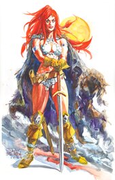 Dan Brereton - Red Sonja par Dan Brereton - Illustration originale