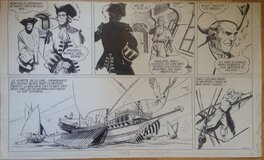 Roland Fleuri - La ruse du vice-amiral Almonde - Planche originale