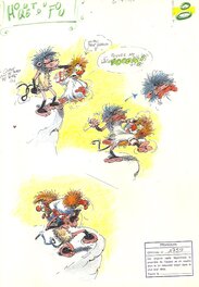 André Franquin - les Tifous ! - Planche originale