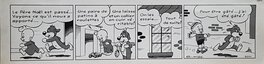 Roger Mas - Strip PIF (c'est Noël !) - Planche originale