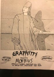 Affiche pour une expo-vente à Los Angeles dans les années 80.