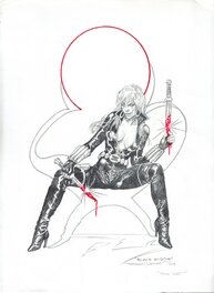 Esteban Maroto - Black Widow by Esteban Maroto - Illustration originale