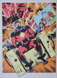 Diemer - Captain MARVEL AVENGERS 89 COVER COLOR RECREATION - Couverture originale