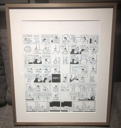 Chris Ware - Building stories - Planche originale