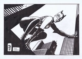 Jordi Bernet - Catwoman par Bernet - Original Illustration