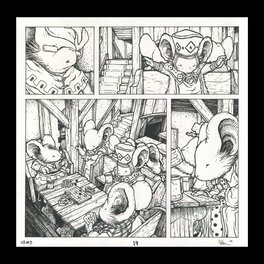 David Petersen - MOUSEGUARD LEGENDS 3 - Planche originale