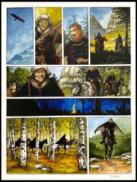 Jacques Terpant - 2008 - Sept cavaliers: Tome 2 - Planche originale