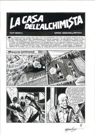La planche avec la signature de Bianchini La planche avec la signature de Bianchini