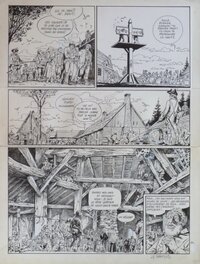 Jean-François Charles - Pionniers du Nouveau Monde T1 p34 - Planche originale