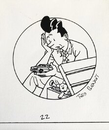 Ted Benoit - Ted BENOIT- Bingo Bongo (1987) - Original Illustration