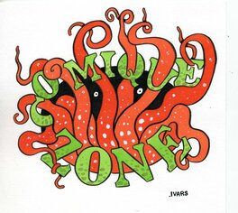 Éric Ivars - Comique zone - Original Illustration
