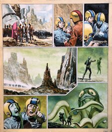 Comic Strip - Original page Trigie (Trigan) - Duel met de Dood