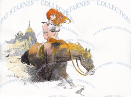 Tom Grindberg - Red Sonja by Tom Grindberg - Illustration originale