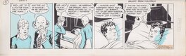 Milton Caniff - Terry et les Pirates - "Racked Brain Flashback" - Planche originale