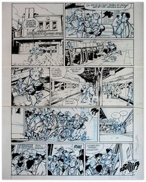 Jose Luis Munuera - Spirou à Tokyo - Planche originale