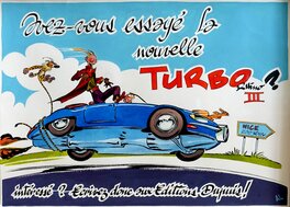 Al Severin - "Avez vous essayé la nouvelle TURBO Rhino III ?" - Illustration originale