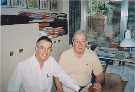Walter Goossens (Walt) et Roland Goossens (Gos) dans leur atelier. Walter Goossens (Walt) et Roland Goossens (Gos) dans leur atelier.