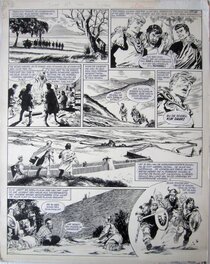 Don Lawrence - Original page Olac The Gladiator - Olac in Brittannie - Comic Strip