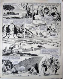 Don Lawrence - Original page Olac The Gladiator - Olac in Brittannie - Planche originale