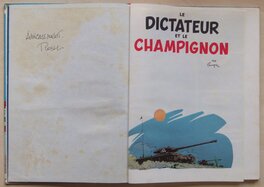 Dédicace sur l'album "Le Dictateur et le champignon"