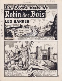 René Brantonne - La flèche noire de Robin des Bois - Planche originale