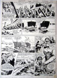 Don Lawrence - Original page Karl The Viking - Erik Le Viking - Het Monstereiland - Planche originale