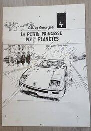 Marc Wasterlain - Marc Wasterlain  - couverture Gil et Georges - Planche originale
