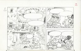 Eddy Ryssack - 1977 - Le douanier furieux ........ (Page - Belgian KV) - Comic Strip